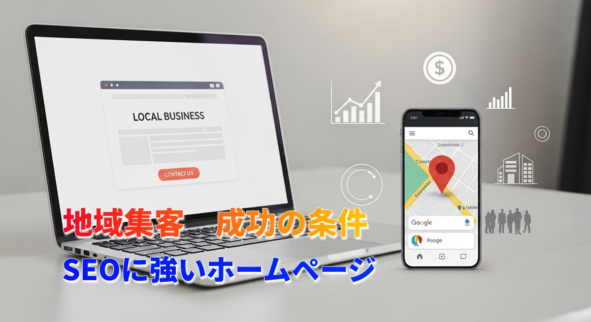 ホームページ制作で失敗しないために。地域集客(ローカルSEO)を成功させるWebサイトの必須条件