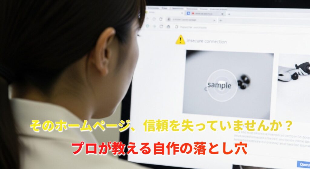 ホームページ自作のデメリットとは? 制作会社に依頼するメリットと比較